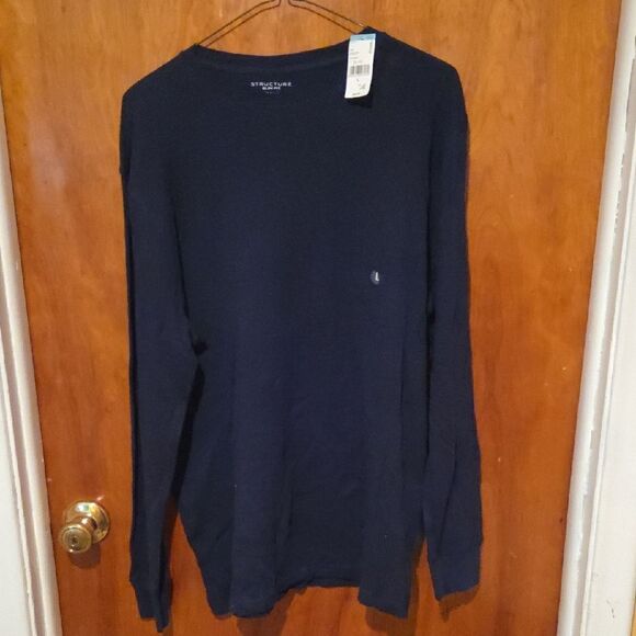 Izod Navy Blue Men's Sweater - Picture 7 of 7